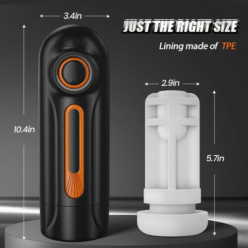 6 IN 1-10 Vibrating & Thrusting Fleshlight 4 Sucking Sex Toy Male Maturbator