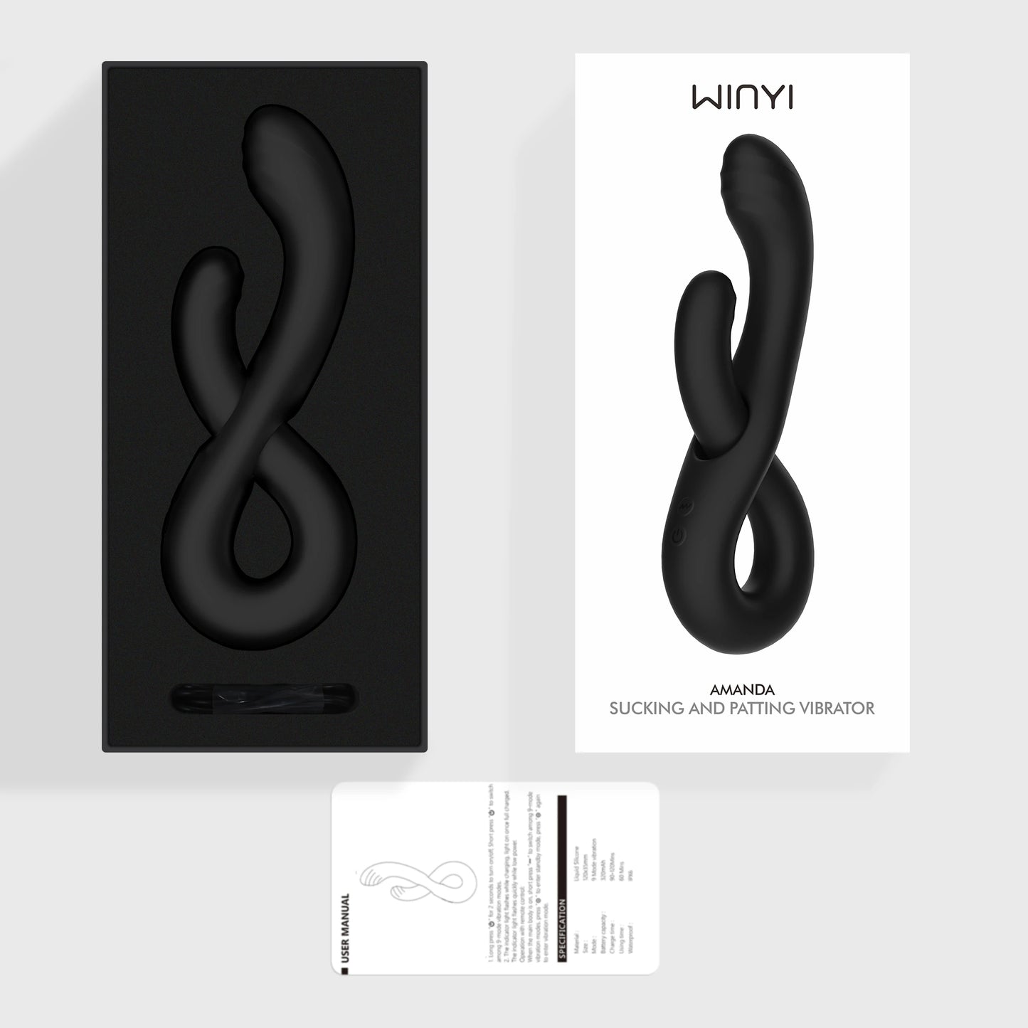 Trending 2 in 1 G Spot Vibrator Sex Toy for Women Lesbian