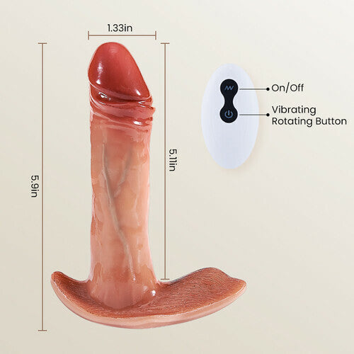 Thrusting Anal dildo 5.1'' Perineal Stimulation For Improve Prostate Health