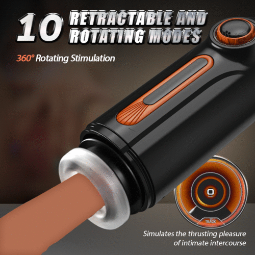 6 IN 1-10 Vibrating & Thrusting Fleshlight 4 Sucking Sex Toy Male Maturbator