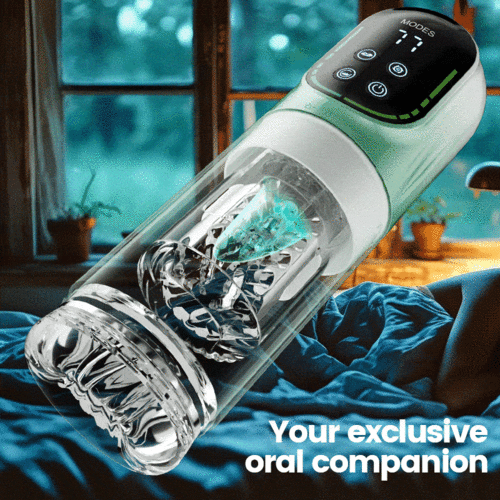 MLtoys Starry Gaze 4 in 1 Dual Egg Vibrator Rotating Thrusting Suction Masturbator Adult Sex Toys Men
