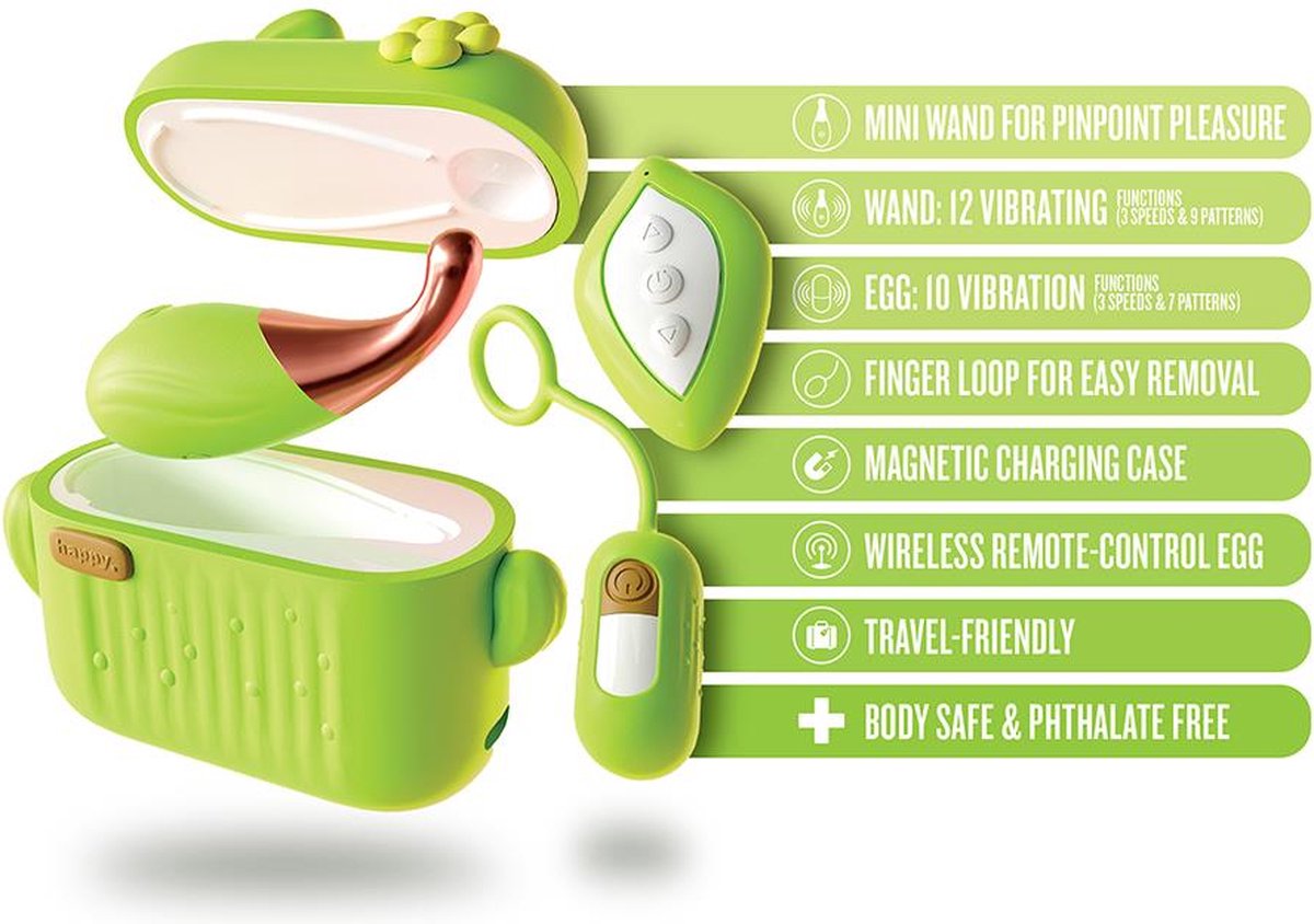 Clitoral Stimulator Sucking Vibrating massager for women BLOOMING BLISS GREEN BLUSH