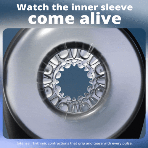 LustGear Belt-Driven Vibrating Stroker Masturbator
