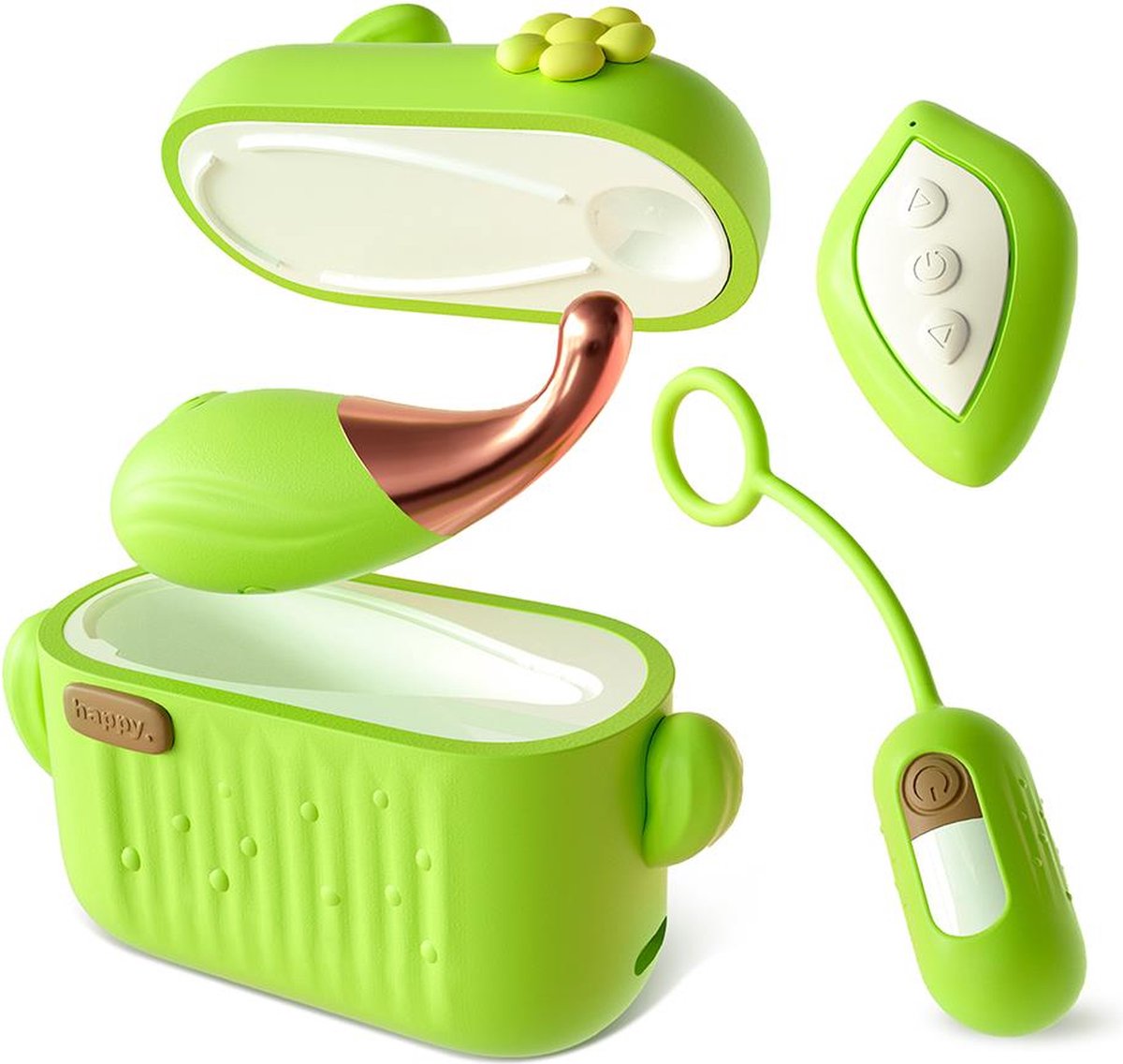 Clitoral Stimulator Sucking Vibrating massager for women BLOOMING BLISS GREEN BLUSH