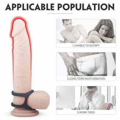 MLtoys Eerection Aid Enhancing Dual Penis Ring