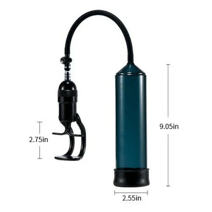 MLtoys Efficient Manual Penis Pump with 4 Cock Rings