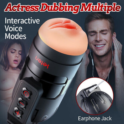MLtoys 10 Vibrating Masturbator and Pussy Pockets 2 in 1 APP Control