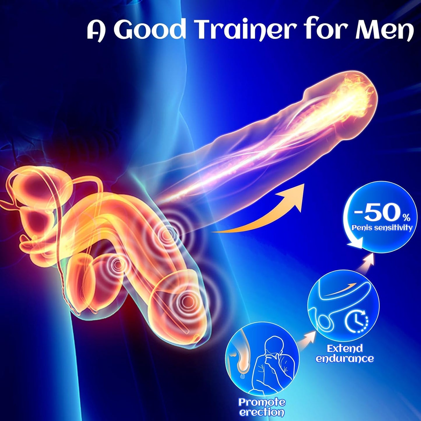 Male Sex Toys Penis Vibrator for Men - MLToys Male Masturbator Stroker with 10 Vibrating Modes Wrapping Tentacle Male Vibrator for Penis Clit Nipple Stimulation, Adult Sex Toy for Men Women Couples