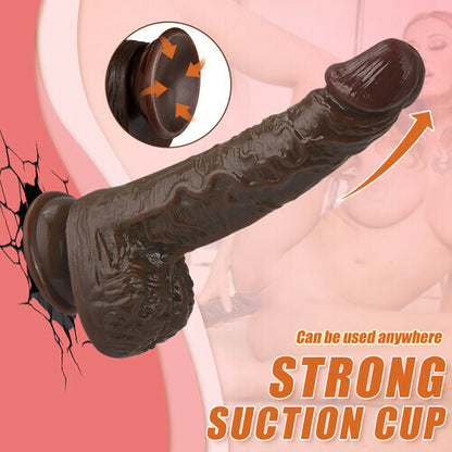 MLtoys 8 Thrusting Vibrating Swinging Lifelike Wild Dildo 8.93 Inch