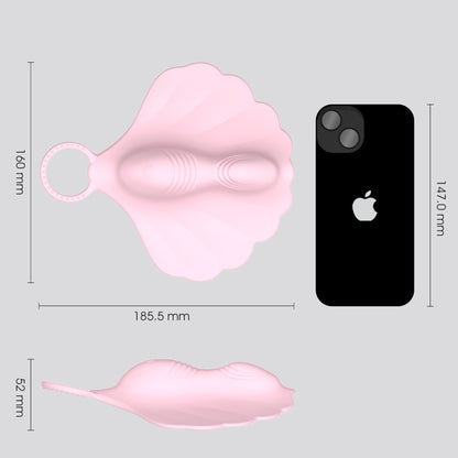 Wireless remote control silicone masturbation cushion with 10 frequency vibration stimulation for external genitalia vibrator, suitable for both men and women