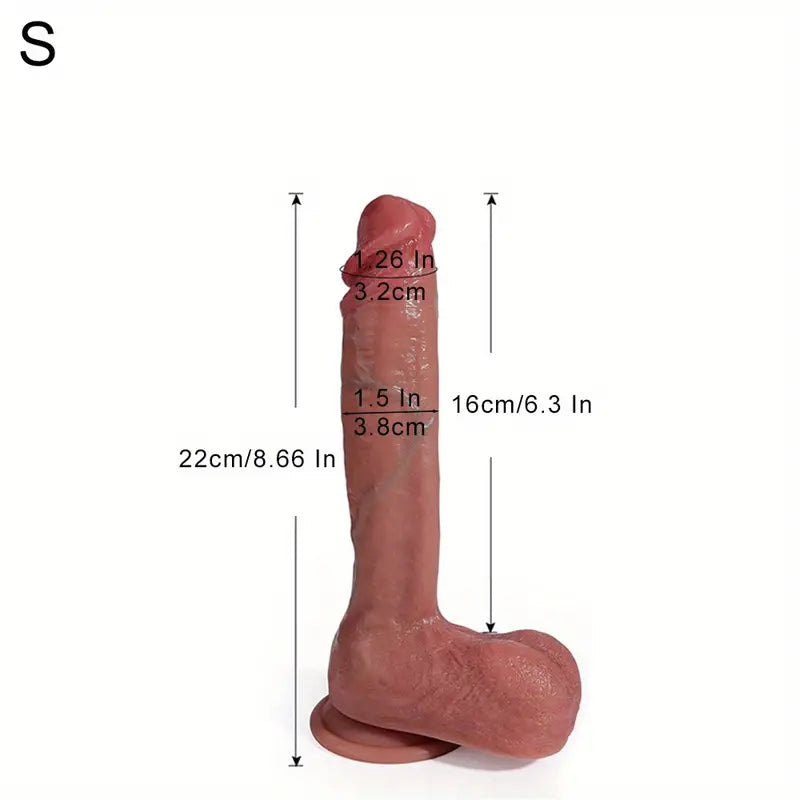 MLtoys 26.92 cm realistic dildos with strong suction cup and large balls, fake penis