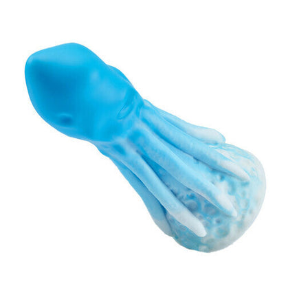 MLtoys Generous Size Elastic and Soft Manual Octopus Huge Rainbow Dildo 7.87 Inch