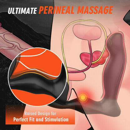 MLtoys - 10 Vibrating 42°C Heating Prostate & Perineal Massager