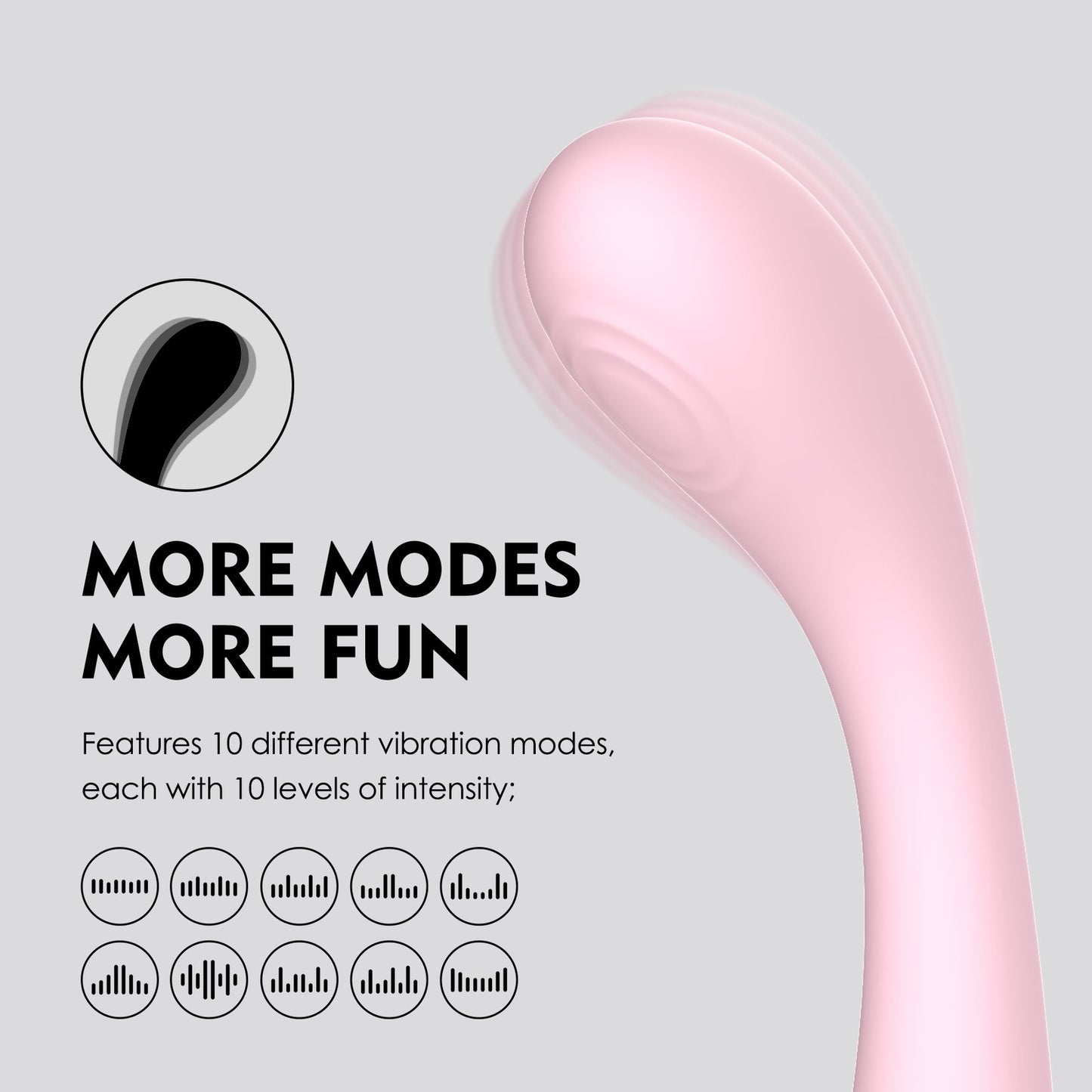 G-spot Vibrator-WY0714 Crystal PINK