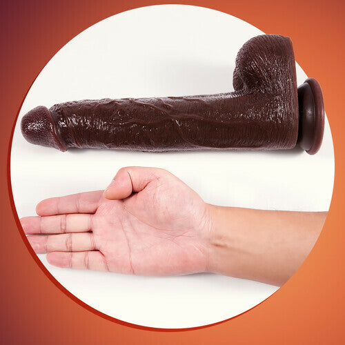 Outrider Silicone Large Dildo 7 Thrusting Vibrating Lifelike Details Dildo 10.75 Inch