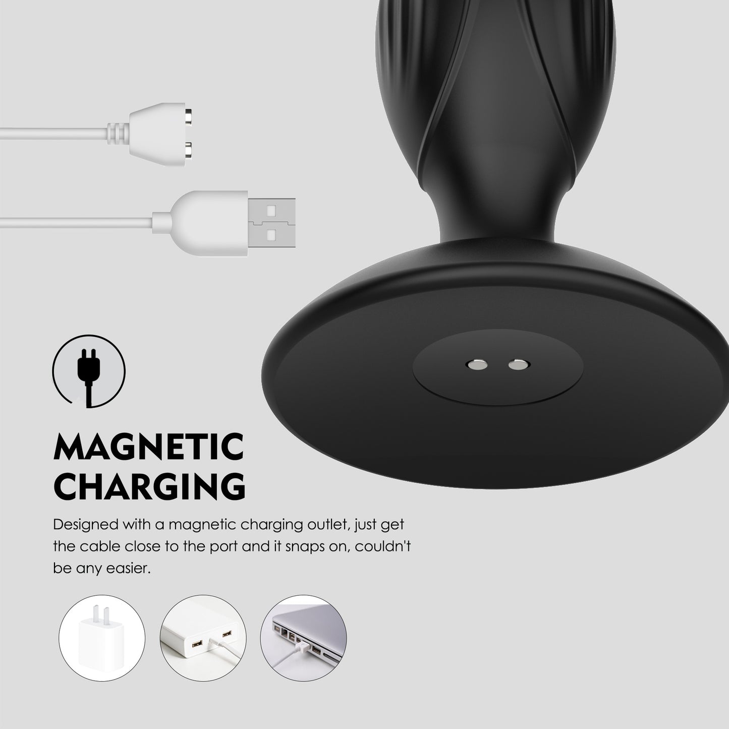 Electric Shock Anal Vibrator-New butt plug-WY0690 Jason