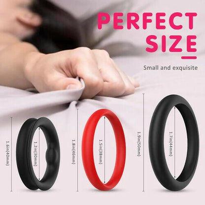 MLtoys 1.5 Inch Premium Stretchy Longer Harder Stronger Erection Cock Ring