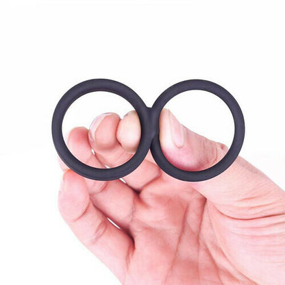 MLtoys Silicone Erection Enhancing Dual Penis Ring