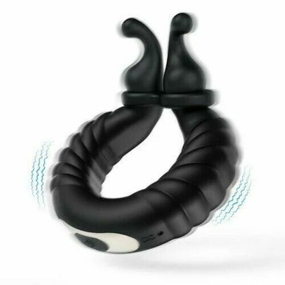 MLyoys Separable Rabbit Rocker 10 Vibrating Cock Ring for Couple Play