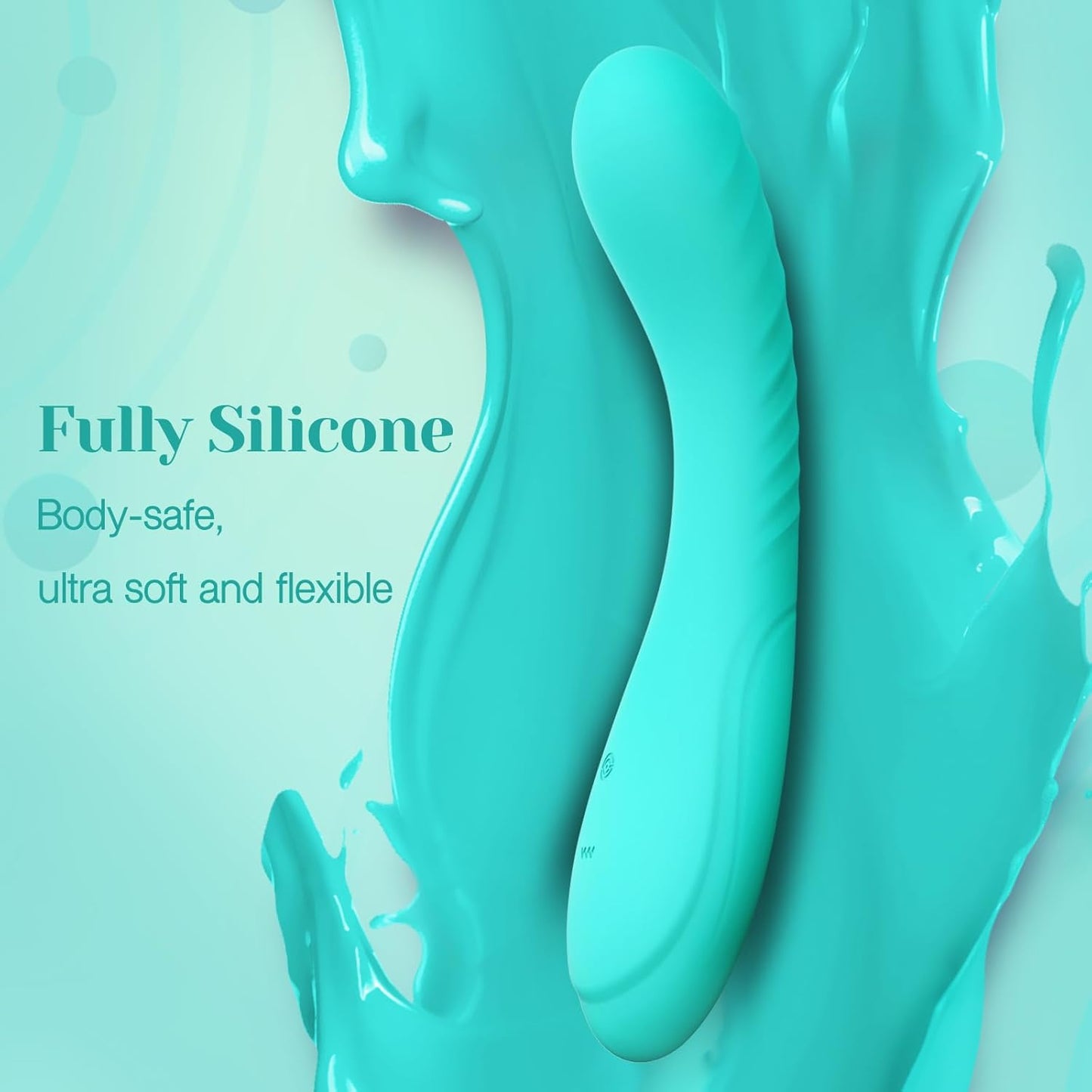 Tracy's Dog Powerful G Spot Vibrator for Deep Penetration, Adult Sex Toys for Women and Couples, Realistic Full Silicone Soft Vibrating Dildo Massager for Clitoral and Anal Stimulation