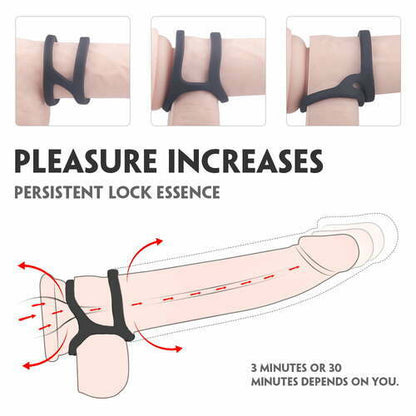 MLtoys Eerection Aid Enhancing Dual Penis Ring