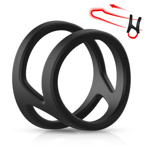 MLtoys Eerection Aid Enhancing Dual Penis Ring