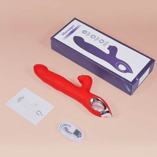 MLtoys Wiggling G Spot Vibrator with Clitoral Teaser