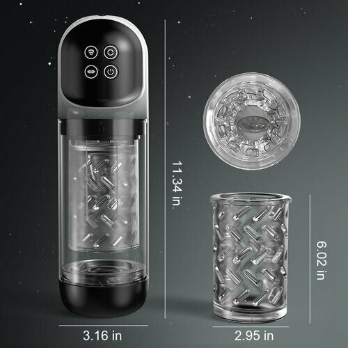 MLtoys Night Elf 7 Rotation Suction Vacuum Pumps Masturbator Pocket Pussy Adult Sex Toys Men