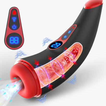 MLtoys Automatic Male Masturbator Sucking Heating Vagina Masturbation
