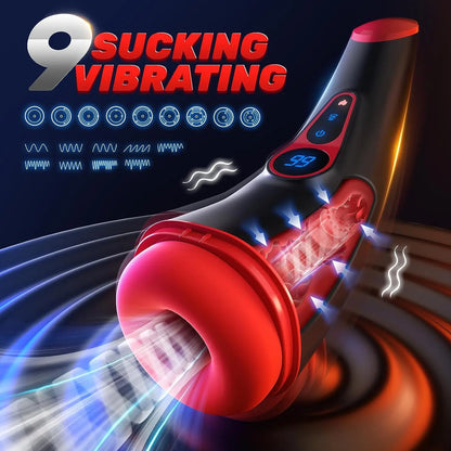 MLtoys Automatic Male Masturbator Sucking Heating Vagina Masturbation