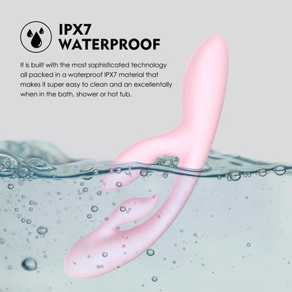 G Spot Vibrator Dildo, OEM Supplier Rechargeable Double End Silicone Vibrator Erotic Toys for Women