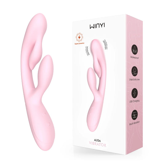 G Spot Vibrator Dildo, OEM Supplier Rechargeable Double End Silicone Vibrator Erotic Toys for Women
