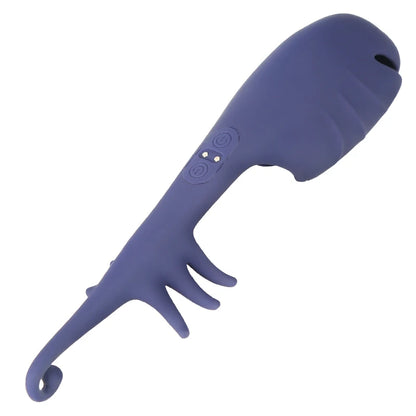 Dual Motor Electric Masturbator Penis Trainer Massager with 10 Vibration Modes