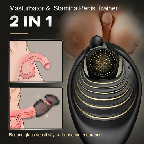 ALIEN Automatic Adjustable Buckle 10 Vibrating Modes Masturbator