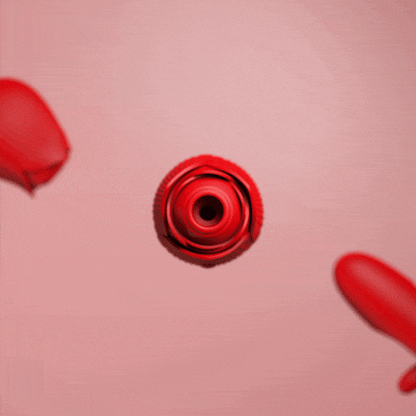 Rosalie Suction Rose Clit Stimulator with Tapping G-Spot Vibrator
