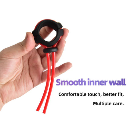 Adjustable Penis Ring Reusable Silicone Semen Cock Ring Penis Enlargement Delayed Ejaculation Adult Game Sex Toys for Men Gay