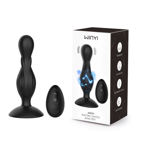 Electric Shock Anal Vibrator-New butt plug-WY0690 Jason