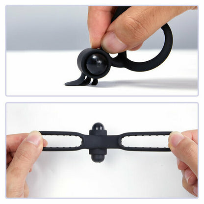 MLtoys powered Cock Ring for Clitoris & Testicles Stimulation Lasting Stronger Vibrator