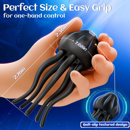 Male Sex Toys Penis Vibrator for Men - MLToys Male Masturbator Stroker with 10 Vibrating Modes Wrapping Tentacle Male Vibrator for Penis Clit Nipple Stimulation, Adult Sex Toy for Men Women Couples