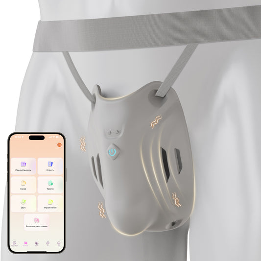 New App Remote Control Wearable Dildo Sex Toy Lifelike Hollow Strap on Device with Pants for Men Look Bigger Penis