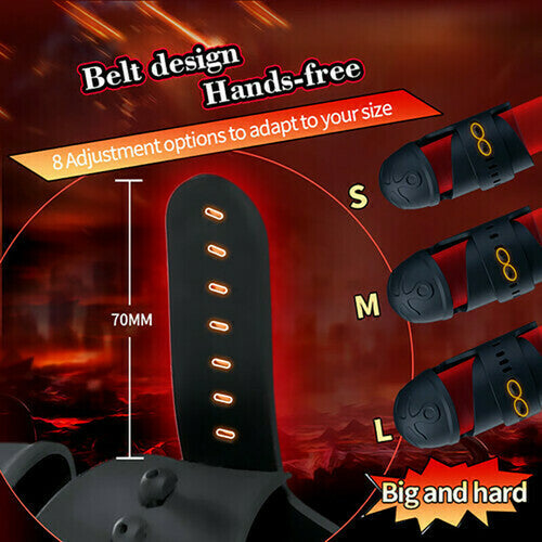 MLtoys Hands Free Belt Design Masturbator Vibrator