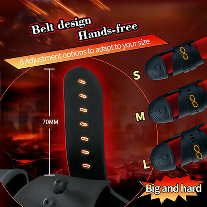 MLtoys Hands Free Belt Design Masturbator Vibrator