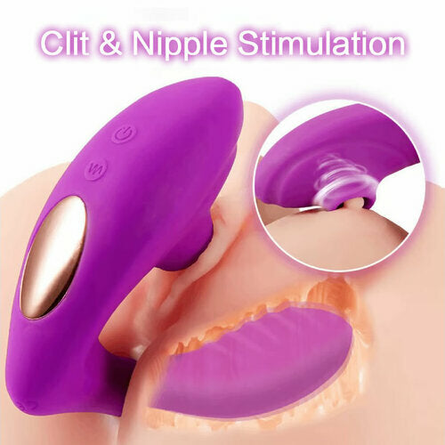 MLtoys 2 in 1 G-Spot Clitoral Suction Wearable Vibrator