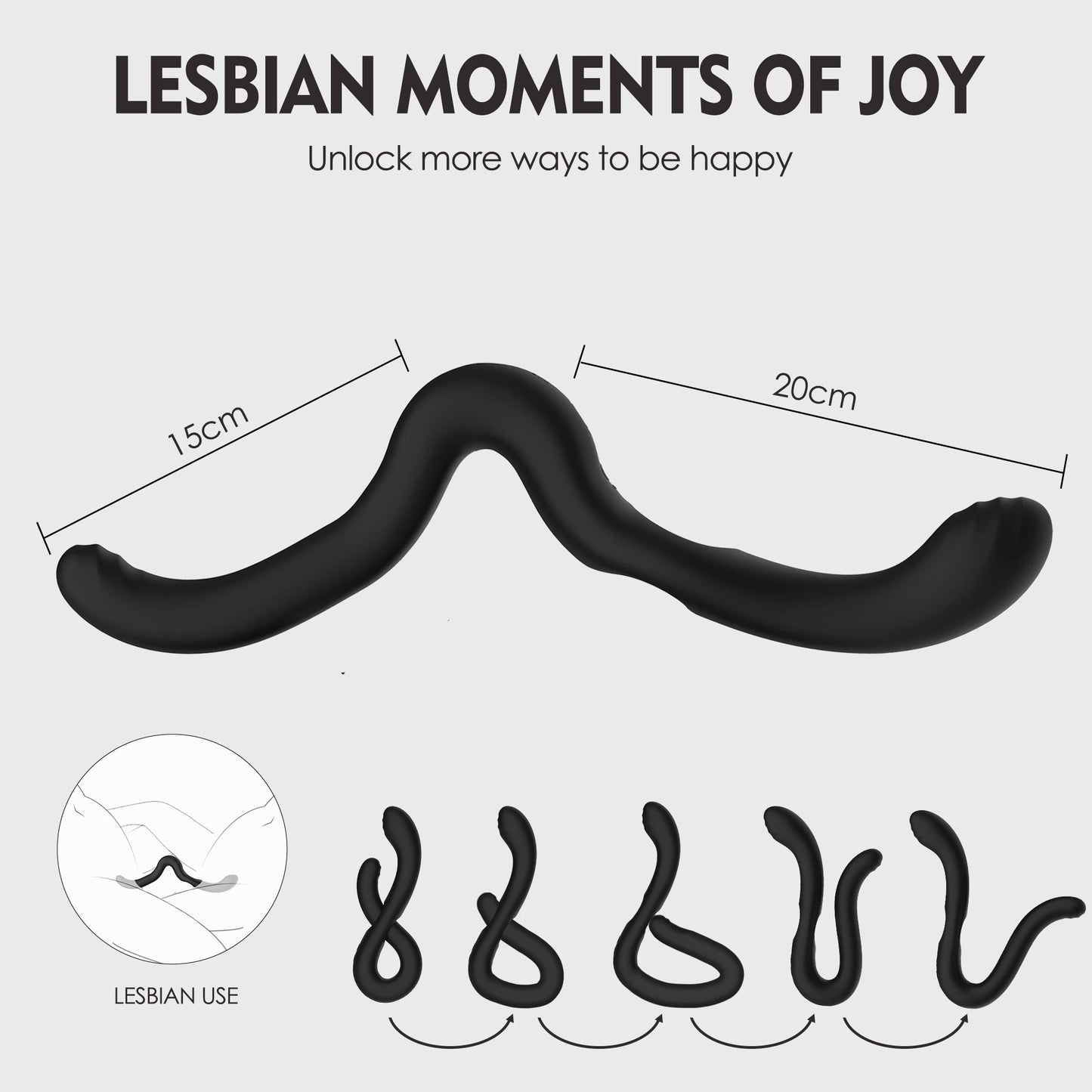 Trending 2 in 1 G Spot Vibrator Sex Toy for Women Lesbian