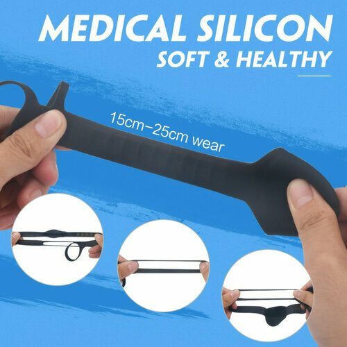 MLtoys Silicone Double Cock Ring Glans Coverage For Men Erection