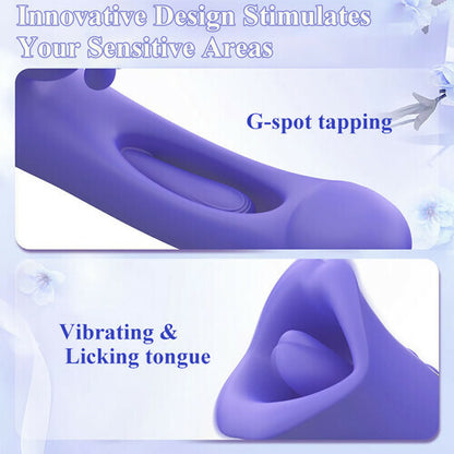 MLtoys Clit Nipple Anal Stimulation Rabbit Licking Vibrating Flapping 4 IN 1 Stimulator