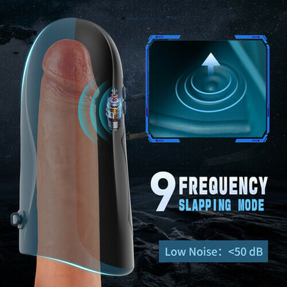 MLtoys Belt Design Pulsing Slapping Vibration APP Control Male Masturbator Penis Vibrator Trainer