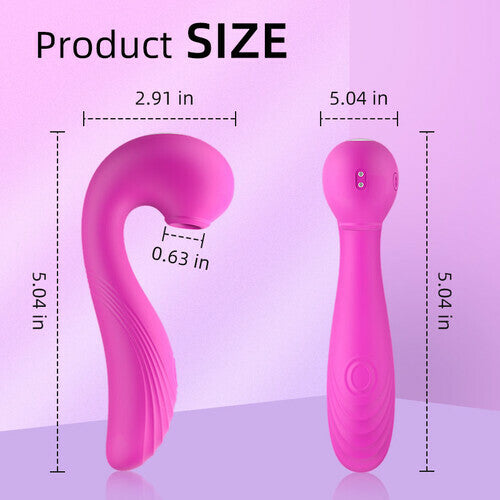 MLtoys 10 Vibrating 5 Flapping Sucking Clitoral Licking and G Spot Vibrator