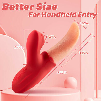 MLtoys 2 IN 1 Upgraded Flapping Tongue G Spot Vibrator